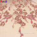 Hot Selling Sequined Fabric Rose Gold